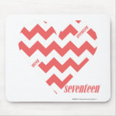 Tapis De Souris Rose 3 de zigzag (Devant)