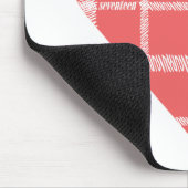 Tapis De Souris Rose 4 de plaid (Coin)