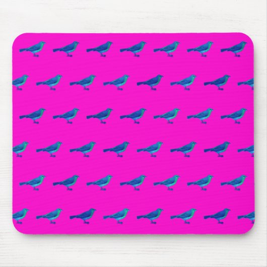 Tapis de souris rose avec le motif vintage (Devant)