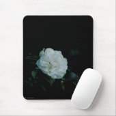 Tapis De Souris Rose blanche (Avec souris)