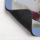 Tapis De Souris Rose blanche (Coin)