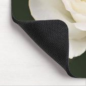 Tapis De Souris Rose blanche (Coin)