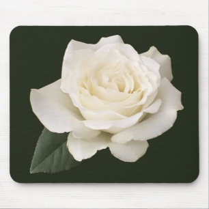 Tapis De Souris Rose blanche