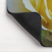 Tapis De Souris Rose blanche (Coin)