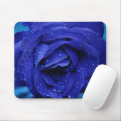 Tapis De Souris Rose bleu (Avec souris)