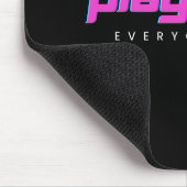 Tapis de souris Rose & Bleu One Player (Coin)