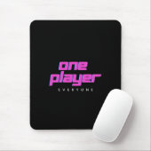 Tapis de souris Rose & Bleu One Player (Avec souris)