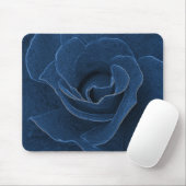 Tapis De Souris Rose bleu velours (Avec souris)