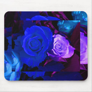 Tapis De Souris Rose bleu violet