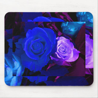 Tapis De Souris Rose bleu violet