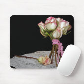 Tapis De Souris Rose Bouquet (Avec souris)
