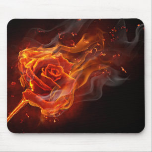 Tapis De Souris Rose brûlant