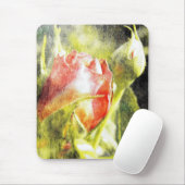 Tapis De Souris Rose Bud (Avec souris)