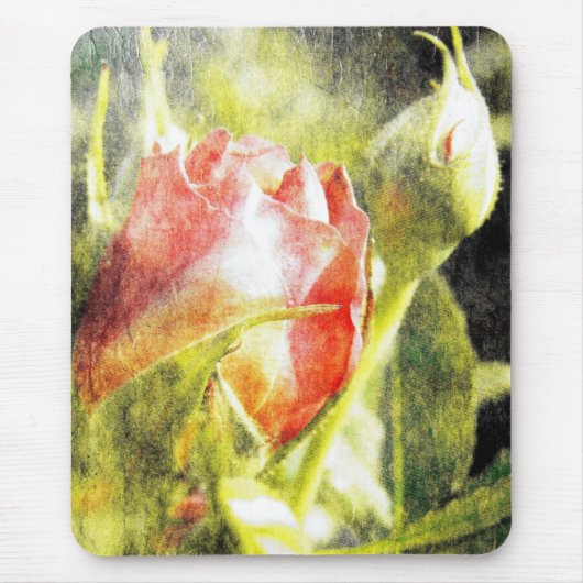 Tapis De Souris Rose Bud (Devant)