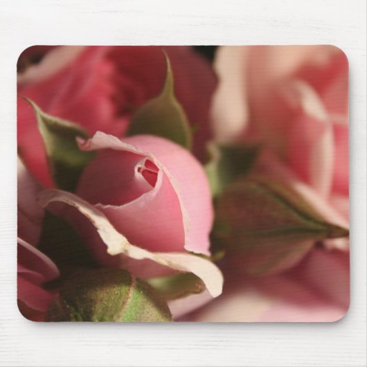Tapis De Souris Rose Bud (Devant)