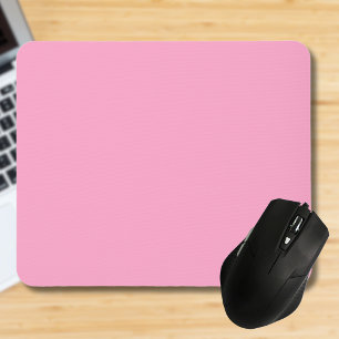 Tapis De Souris Rose Carnation Uni Classique Élégant