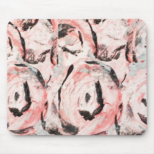 Tapis de souris rose chatouillé (Devant)