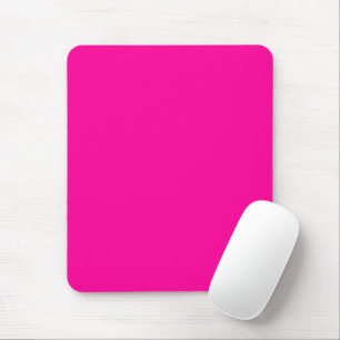 Tapis De Souris Rose chaud solide