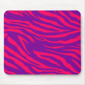 Tapis De Souris Rose chaud violet Zèbre Imprimer Mousepad personna (Devant)