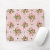 Tapis De Souris Rose chic (Avec souris)