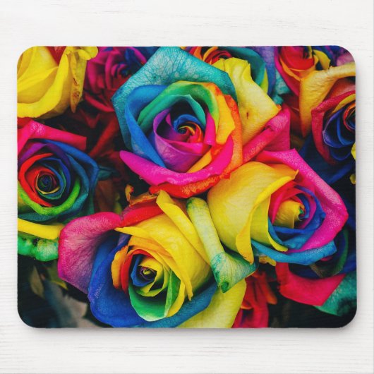 Tapis De Souris Rose coloré (Devant)