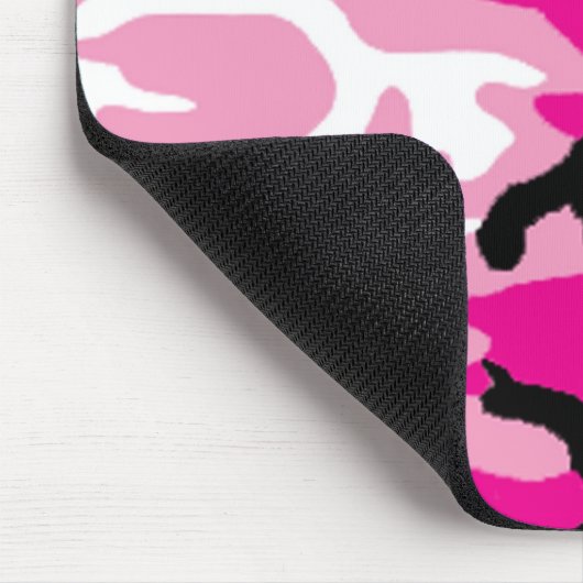 Tapis de souris rose de Camo (Coin)