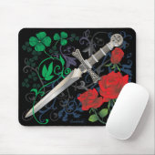 Tapis de souris rose de Celtic (Avec souris)