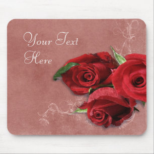 Tapis De Souris Rose de corail vintage