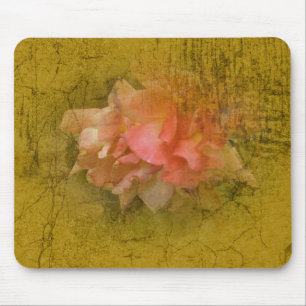Tapis de souris rose de cru