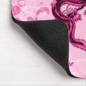 Tapis de souris rose de dragon d'imaginaire (Coin)