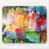 Tapis De Souris Rose de fleurs (Devant)