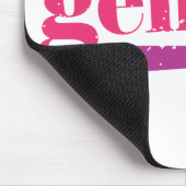 Tapis De Souris Rose de Gémeaux (Coin)