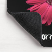 TAPIS DE SOURIS ROSE de Gerbera d'AMOUR (Coin)