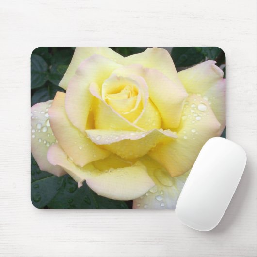 Tapis De Souris Rose de la paix Mousepad (Avec souris)