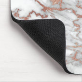 Tapis de souris rose de marbre d'or (Coin)