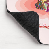 Tapis De Souris rose de Noël (Coin)