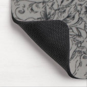 Tapis De Souris Rose de noir (Coin)