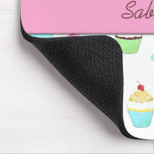 Tapis de souris rose de petits gâteaux (Coin)