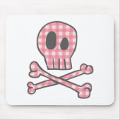 Tapis de souris rose de pirate de guingan (Devant)