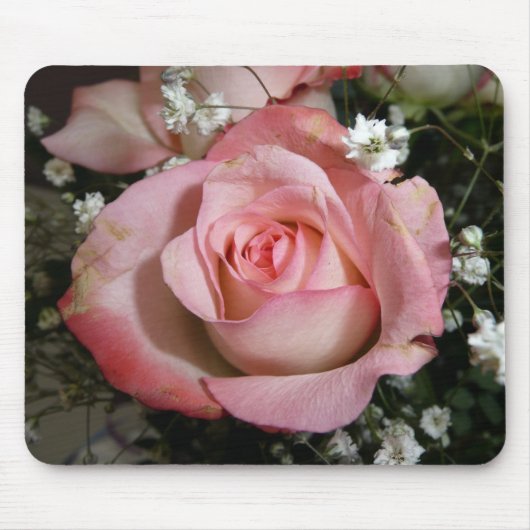 Tapis De Souris Rose de rose (Devant)