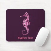Tapis De Souris Rose de Seahorse (Avec souris)