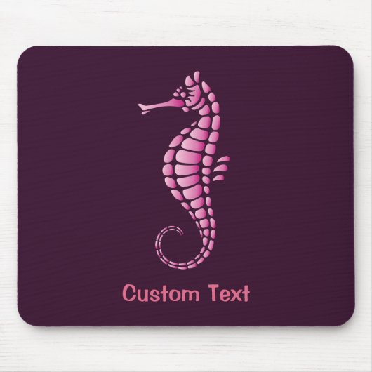 Tapis De Souris Rose de Seahorse (Devant)
