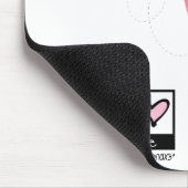 Tapis de souris rose de triplet de Kokeshi (Coin)