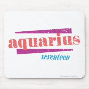 Tapis De Souris Rose de Verseau