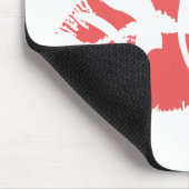 Tapis De Souris Rose de zèbre (Coin)