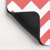 Tapis De Souris Rose de zigzag (Coin)