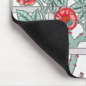 Tapis De Souris Rose d'Escalades & Petit Oiseau, William Morris (Coin)