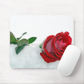 Tapis De Souris Rose d'hiver (Avec souris)