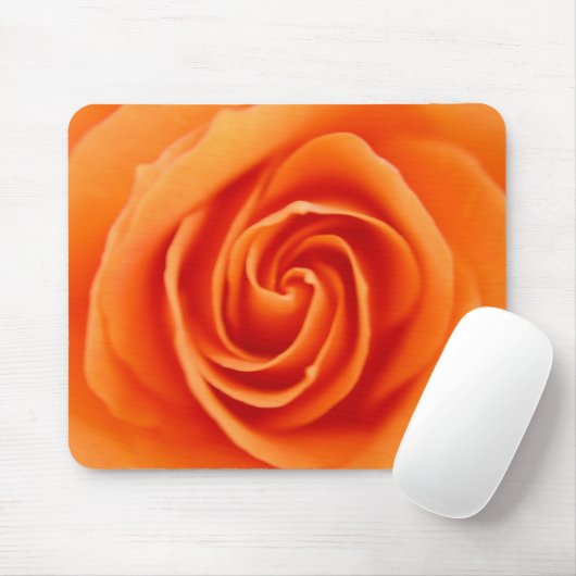 Tapis de souris rose d'orange (Avec souris)