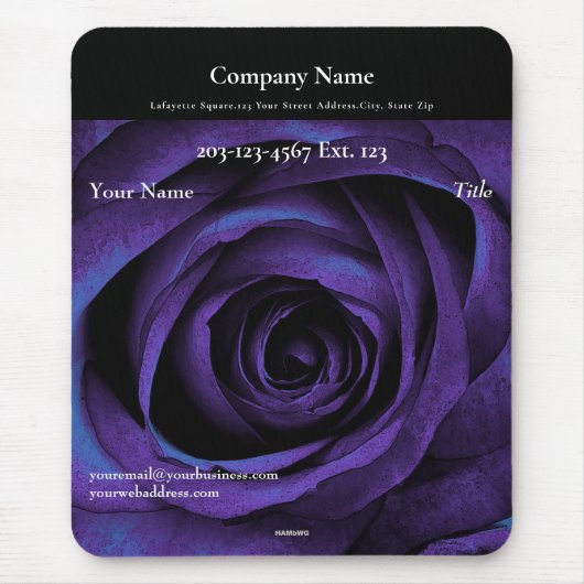Tapis De Souris Rose du cadeau de l'employé - HAMbyWG (Devant)